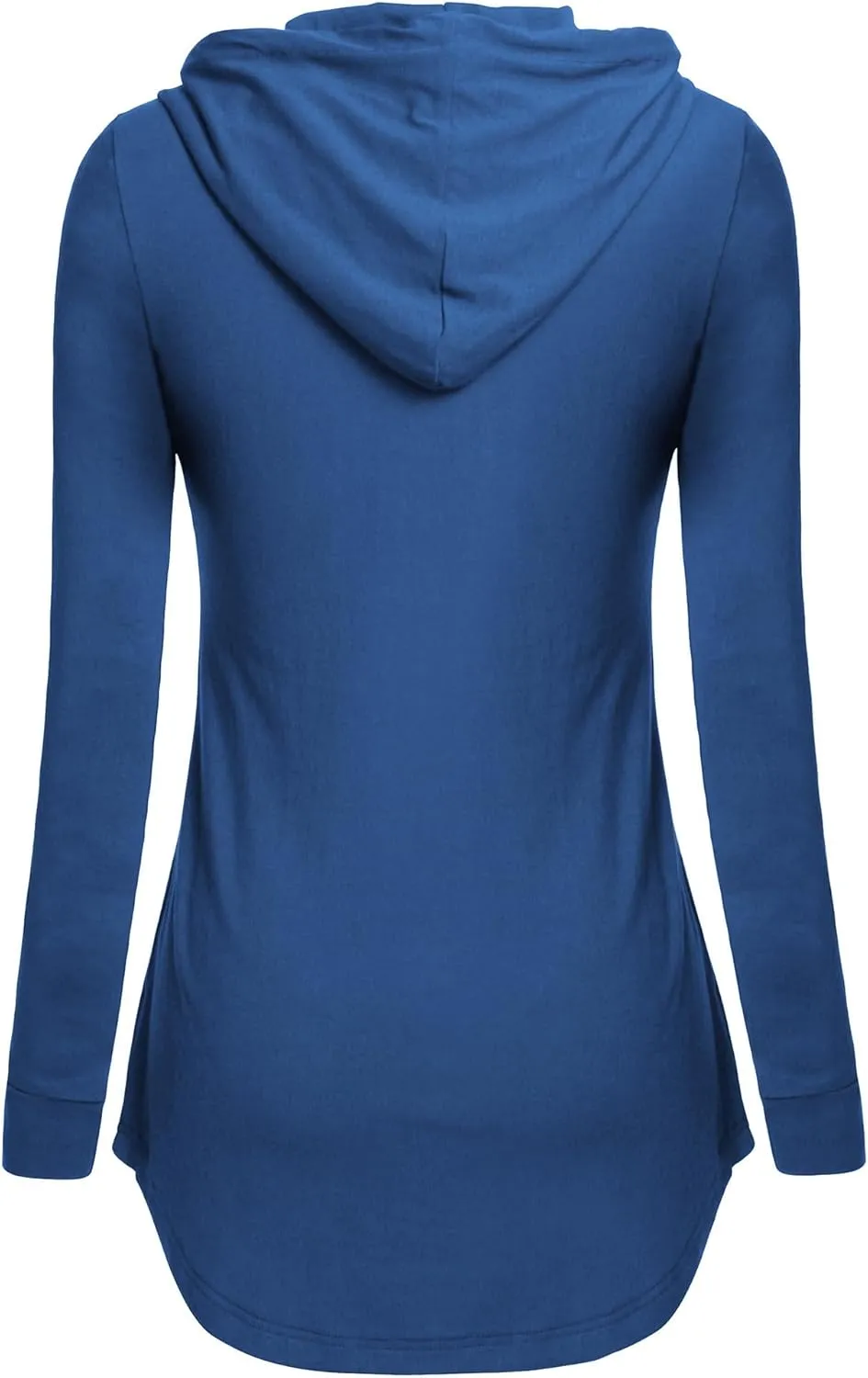 BEPEI Women Tunic Hoodies Long Sleeves Pocket Crewneck Dressy Shirts