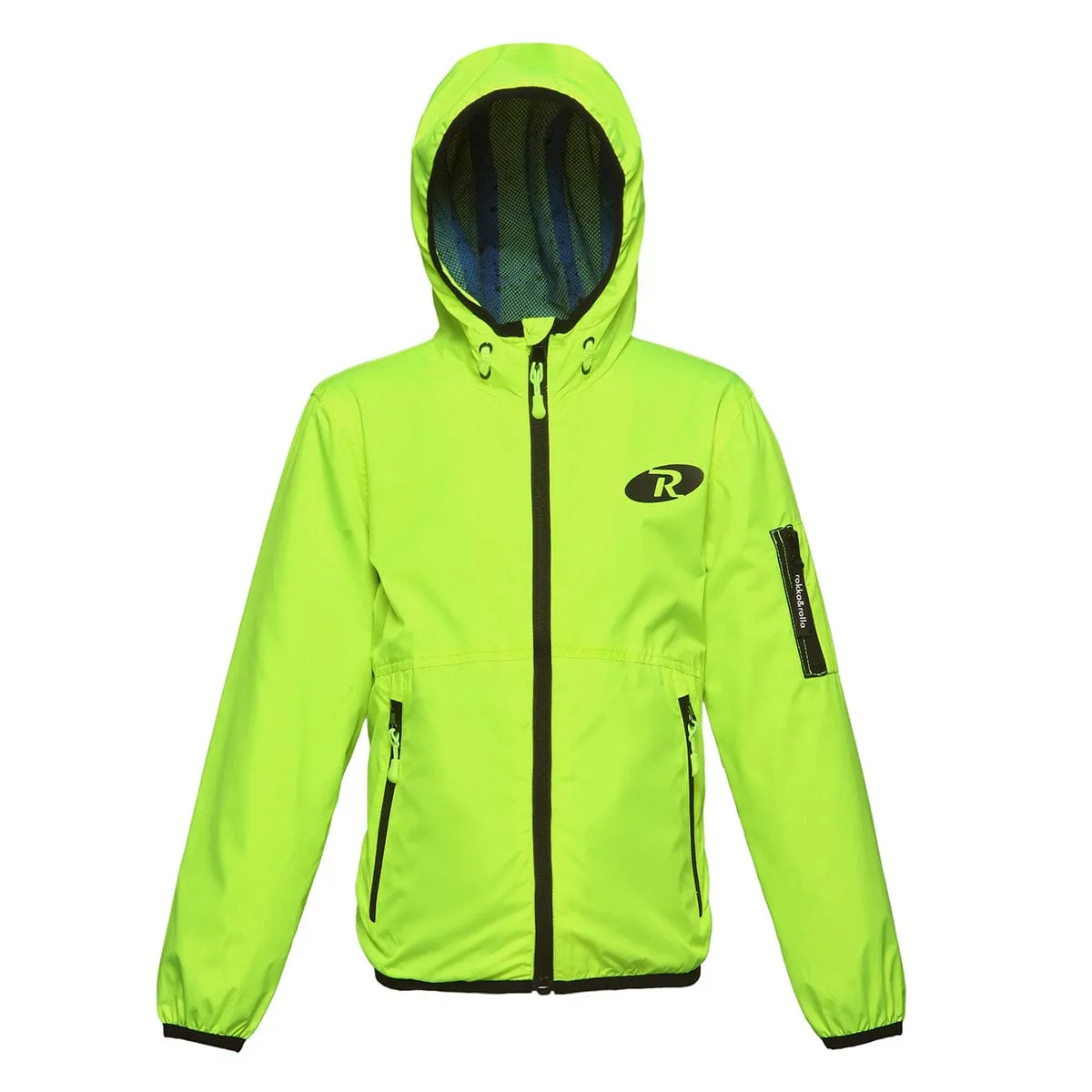 Boys' Lightweight Hooded Water-Resistant Windbreaker Jacket