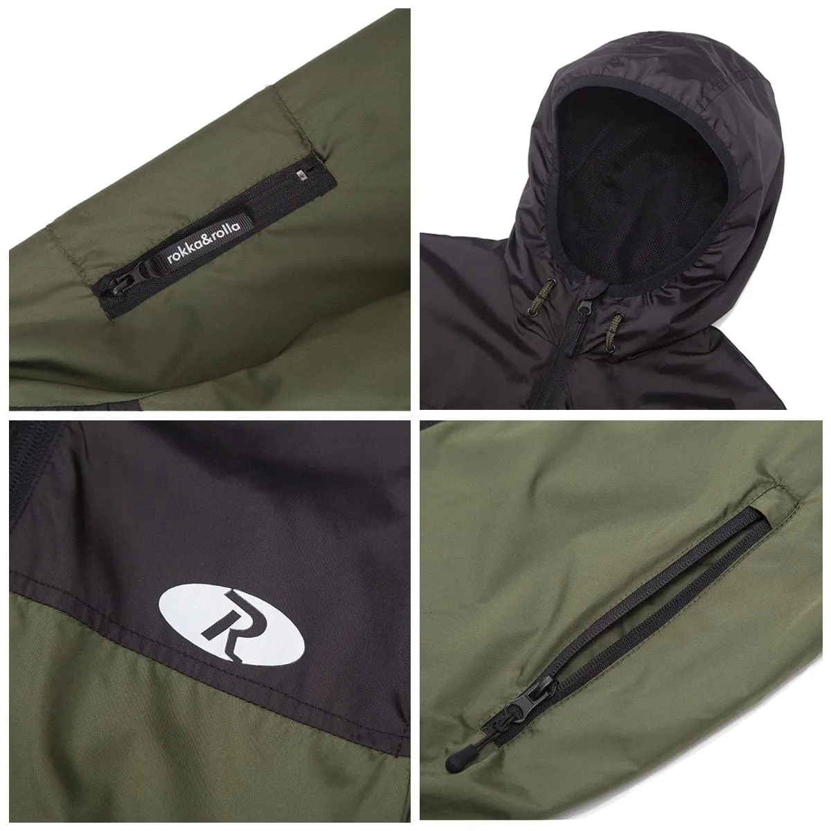 Boys' Lightweight Hooded Water-Resistant Windbreaker Jacket