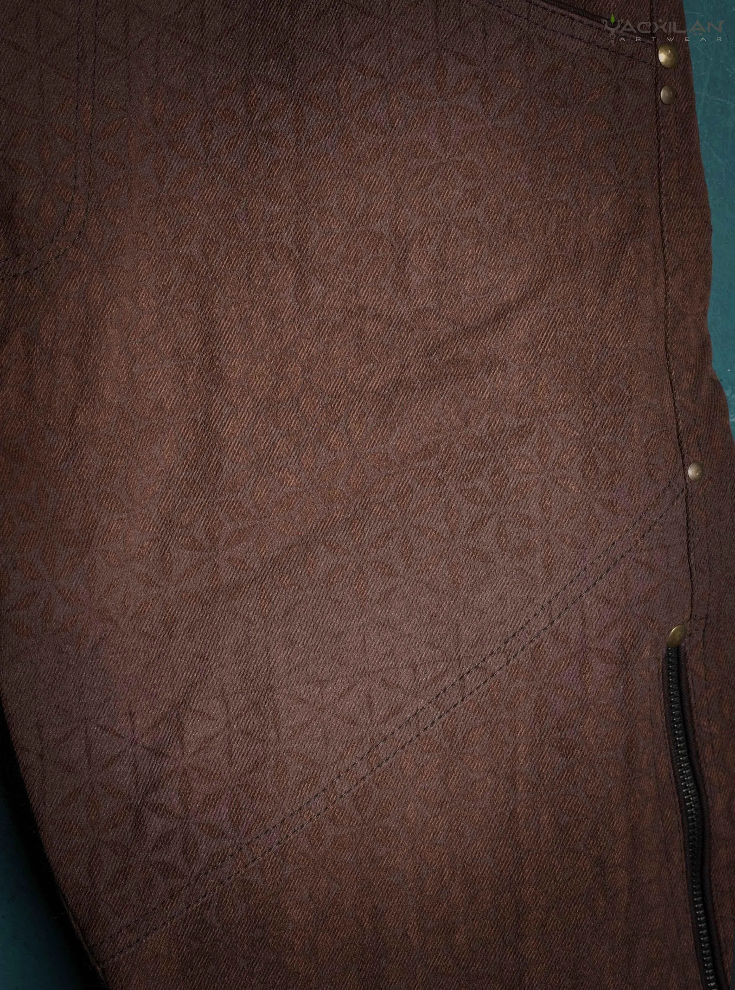 Flying Short Men / HEMP Twill Denim - Earth SANDSOTIME