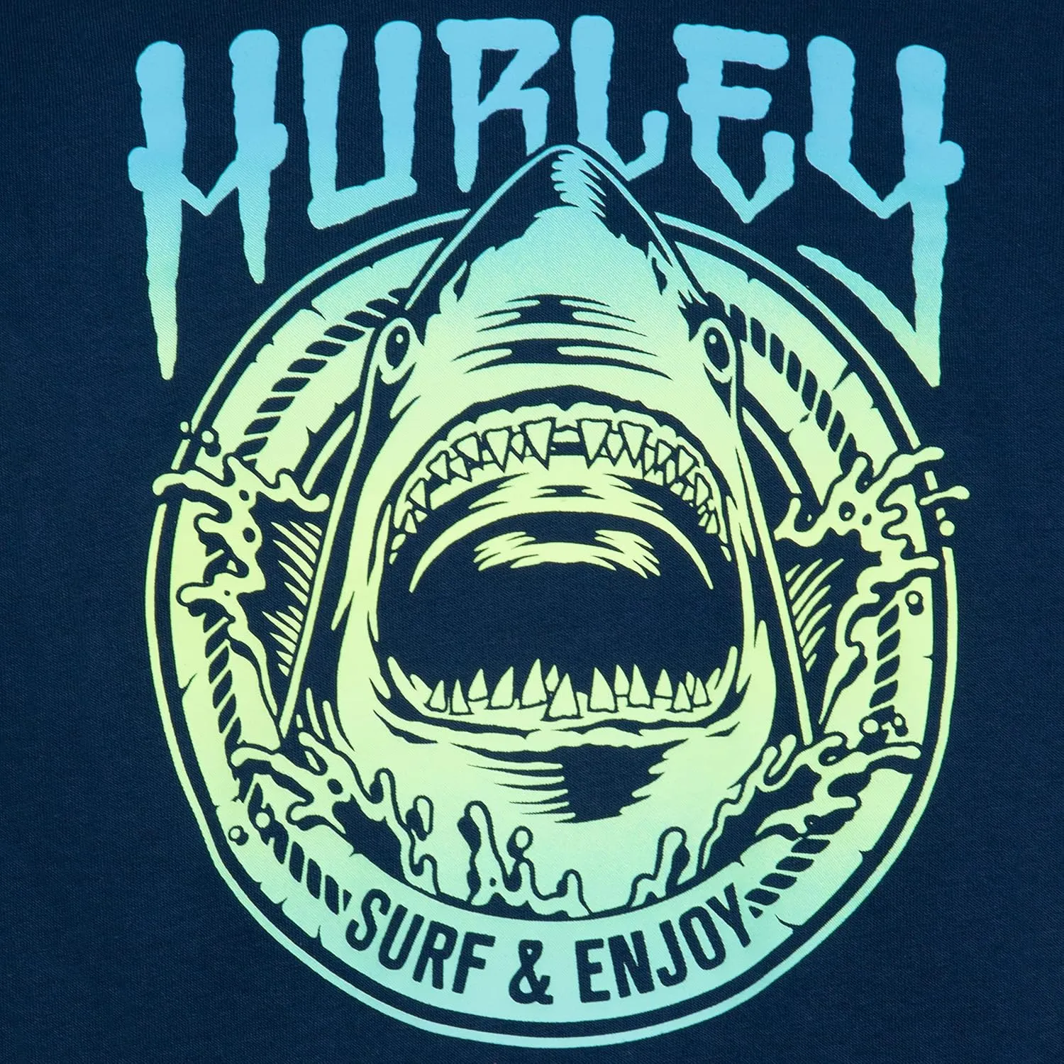 Hurley Boys' Long Sleeve Hooded Graphic T-Shirt