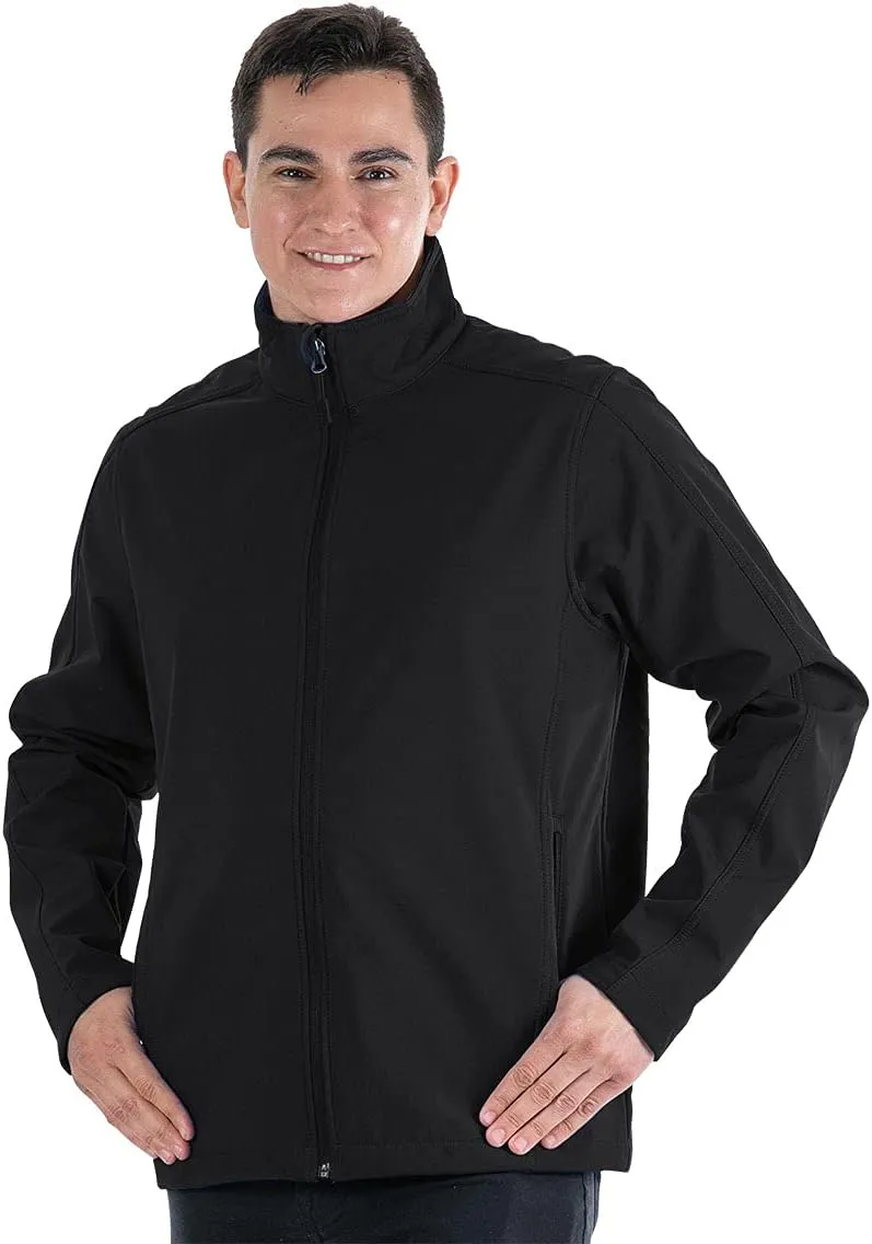 Weatherproof Softshell Fleece-Lined Windbreaker Jackets/Winter Outdoor Coats/Windbreaker/Medium-Weight Water-Repellent