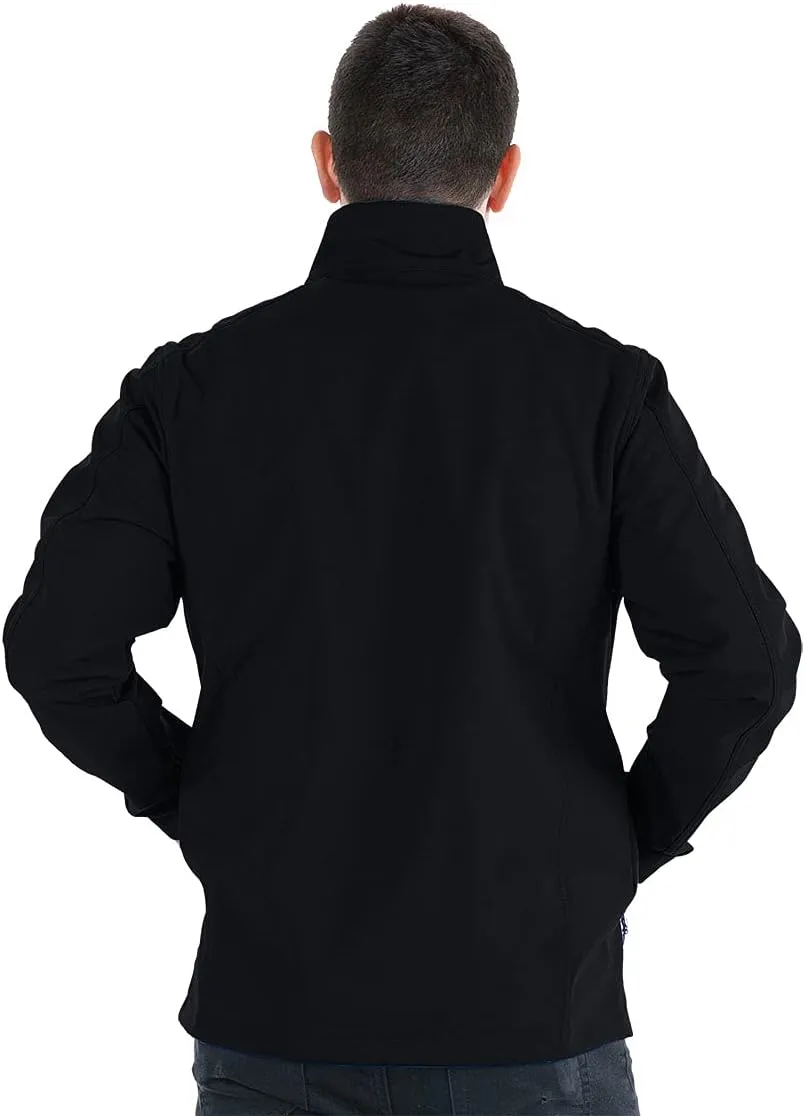 Weatherproof Softshell Fleece-Lined Windbreaker Jackets/Winter Outdoor Coats/Windbreaker/Medium-Weight Water-Repellent