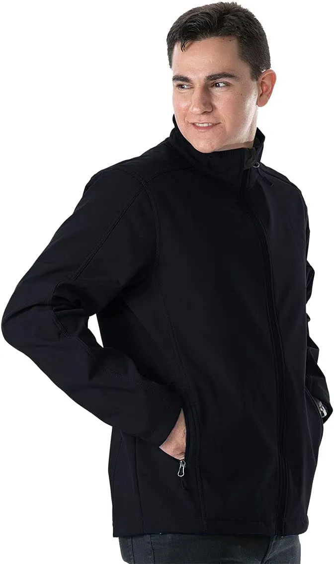 Weatherproof Softshell Fleece-Lined Windbreaker Jackets/Winter Outdoor Coats/Windbreaker/Medium-Weight Water-Repellent