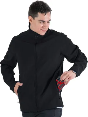 Weatherproof Softshell Fleece-Lined Windbreaker Jackets/Winter Outdoor Coats/Windbreaker/Medium-Weight Water-Repellent