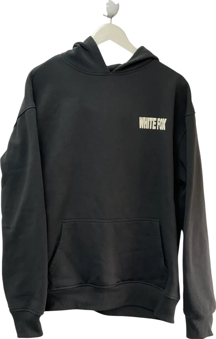 White Fox Grey Oversized Hoodie Ash UK XL/XXL