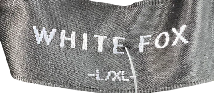 White Fox Grey Oversized Hoodie Ash UK XL/XXL