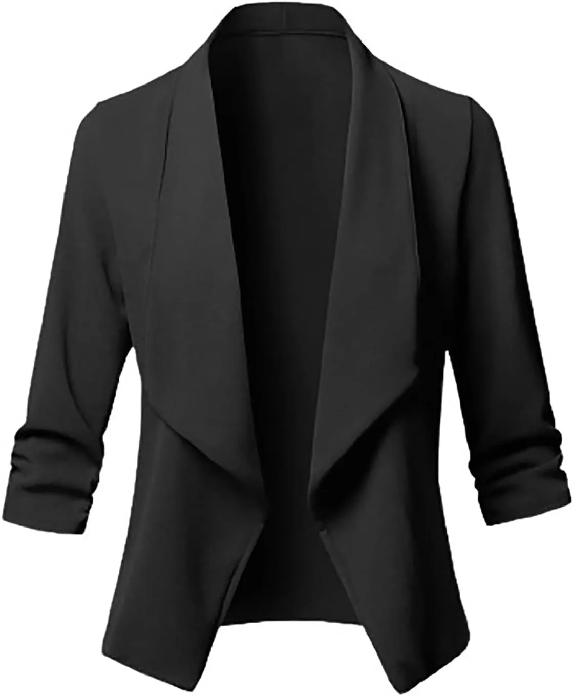 Women's Business Casual Blazers Lightweight Office Jacket Plus Size Open Front Blazer Cropped Blazer Dressy Jackets