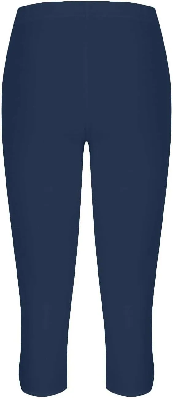 Women's Capri Pants High Waist Yoga Pants 2025 Trendy Sweatpants Spring Cropped Pants Stretchy Leggings for Summer